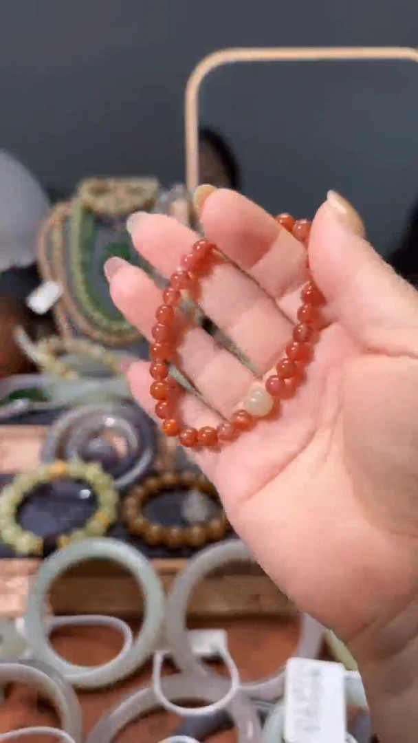 手串未镶嵌南红玛瑙1