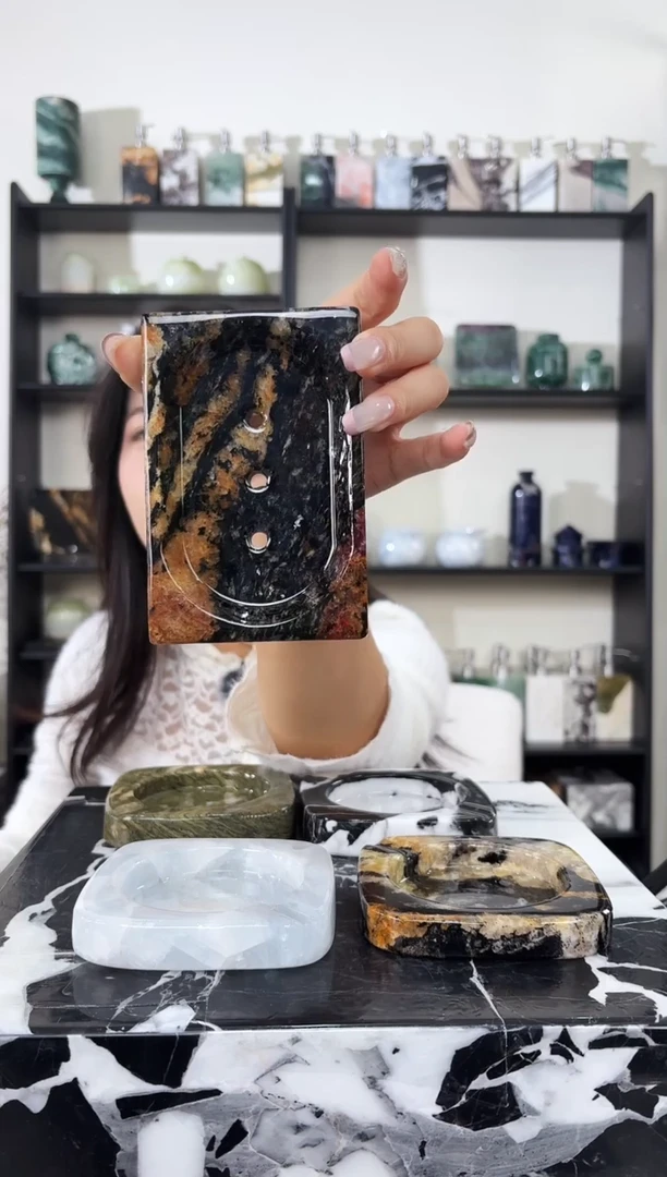 石材黄金丝绸皂托