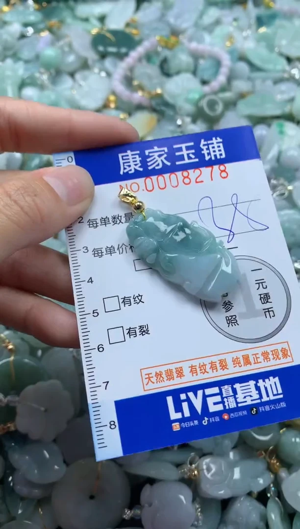 颈饰未镶嵌翡翠8278