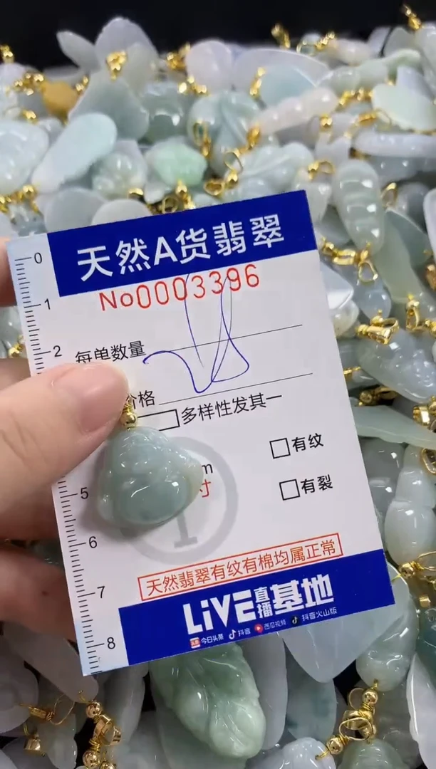 颈饰未镶嵌翡翠天然A货翡翠