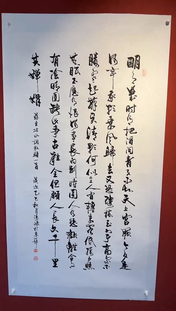 书法邹建国书法展品