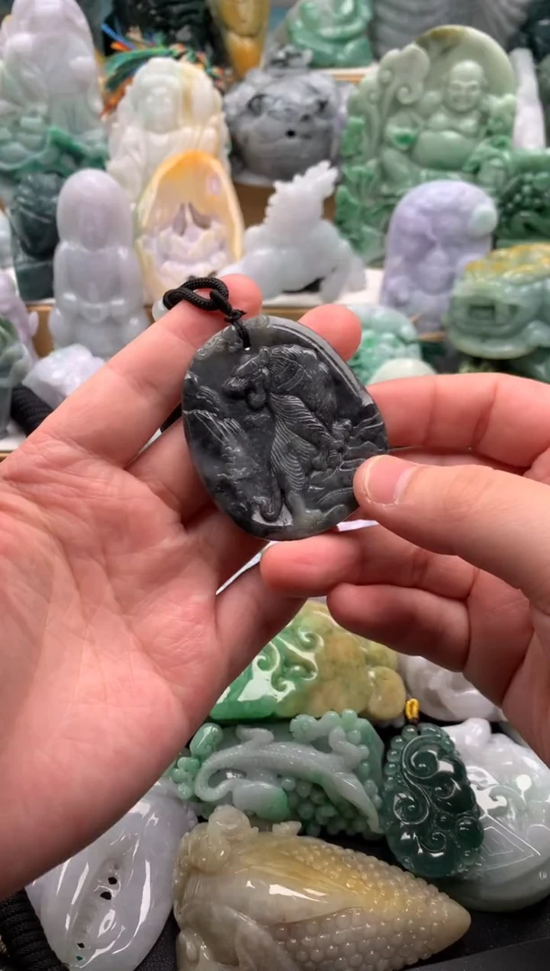 吊坠(不含链)未镶嵌翡翠1