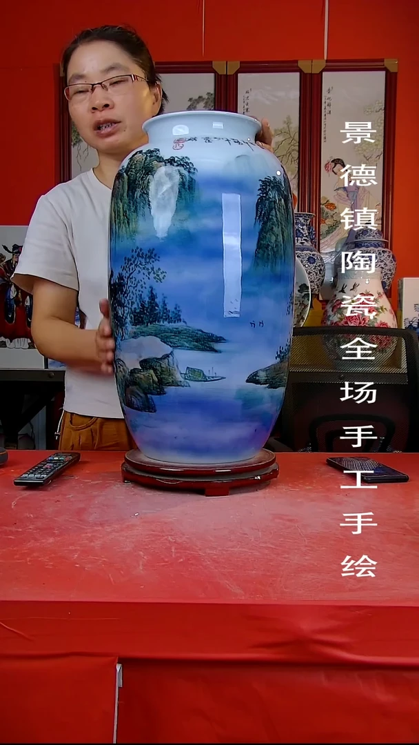 摆件景德镇陶瓷 全场手工手绘