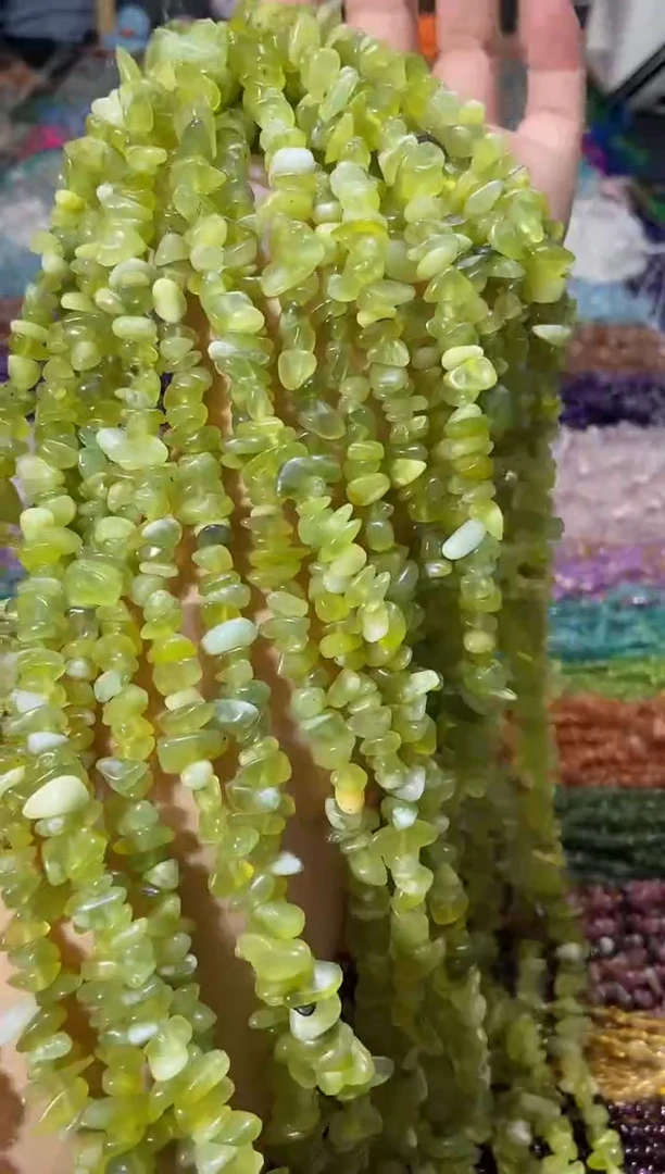 水晶珠宝半成品未镶嵌青提