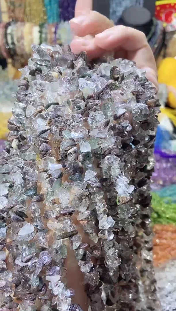 未镶嵌珠宝半成品水晶绿幽灵