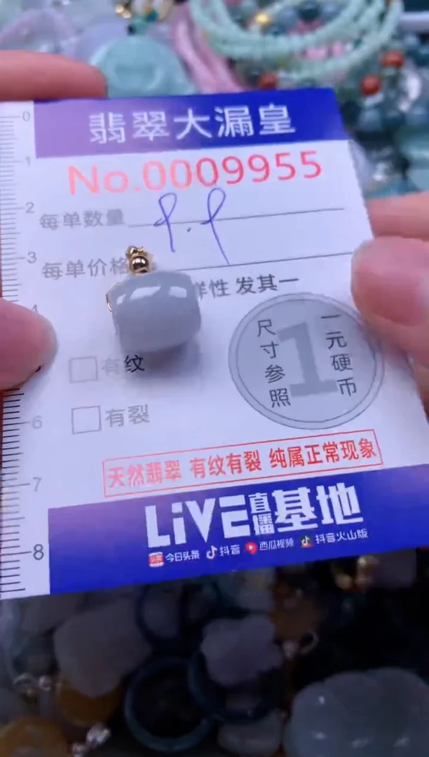 翡翠未镶嵌吊坠(不含链)9955