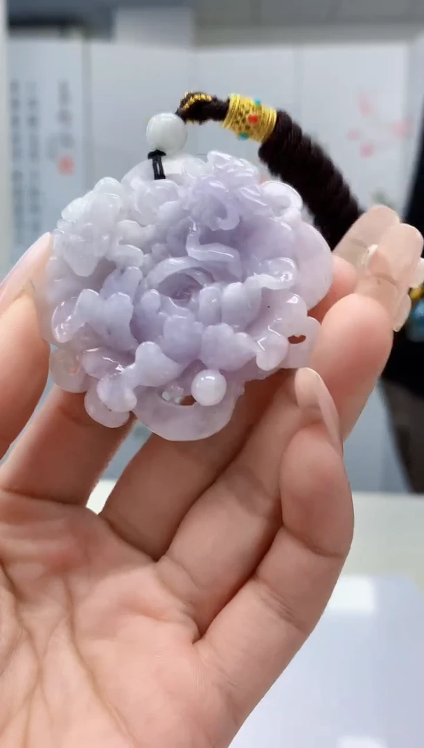 【闪购商品】定制翡翠未镶嵌5145lr-毛货挂件