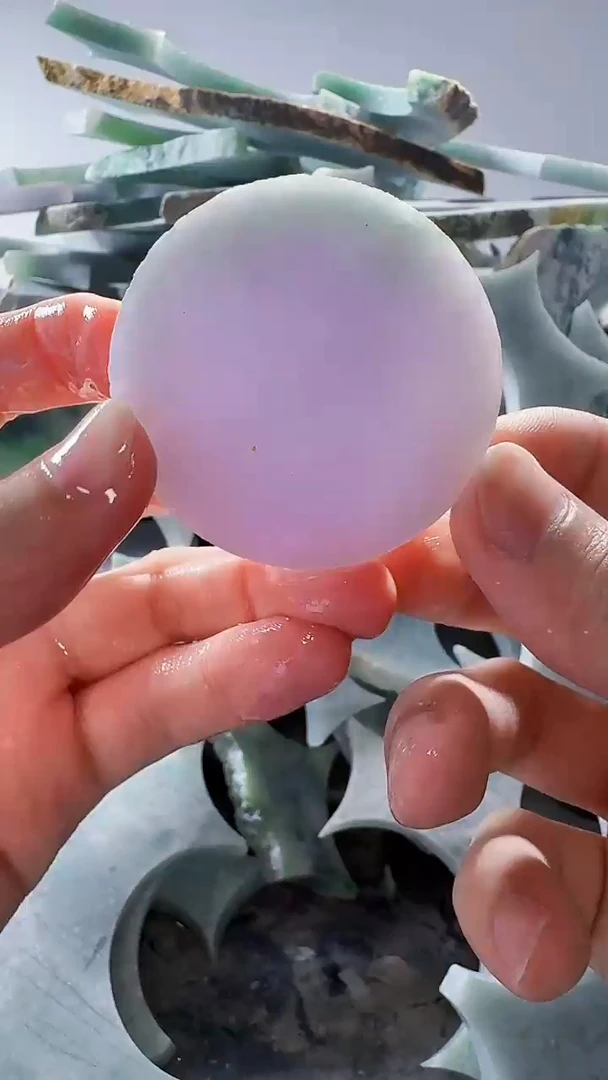 裸石翡翠缅甸翡翠A货文982