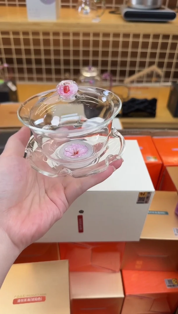 @@禾器棠韵咏莲盖碗