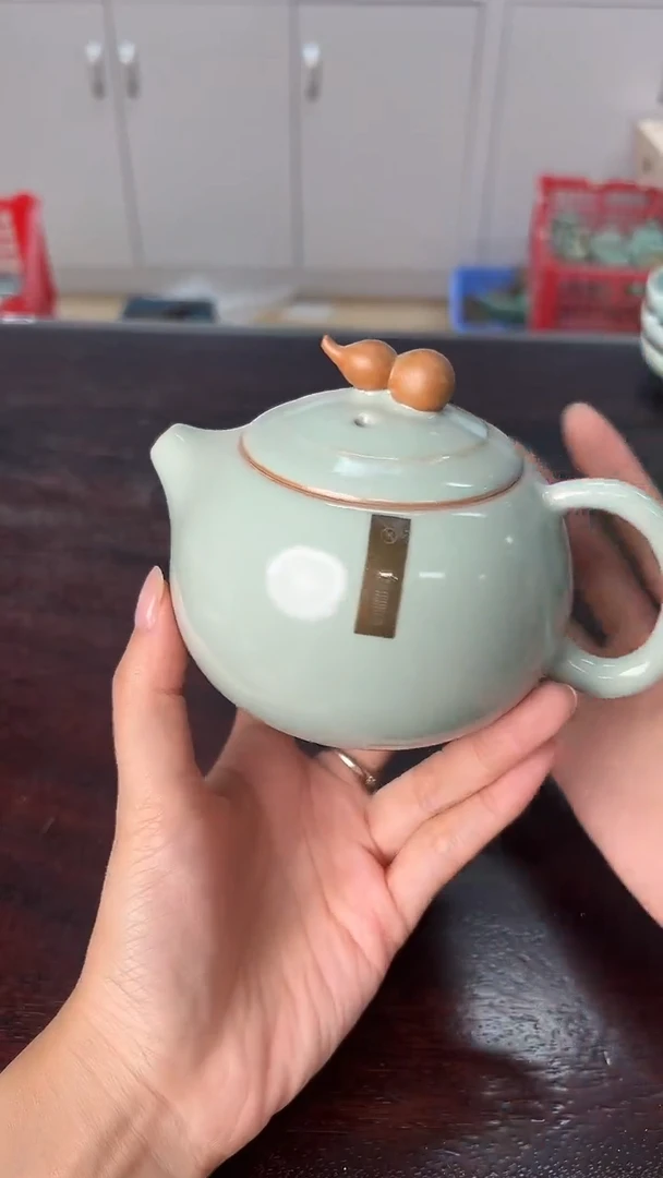 龙泉云间青瓷小米茶器