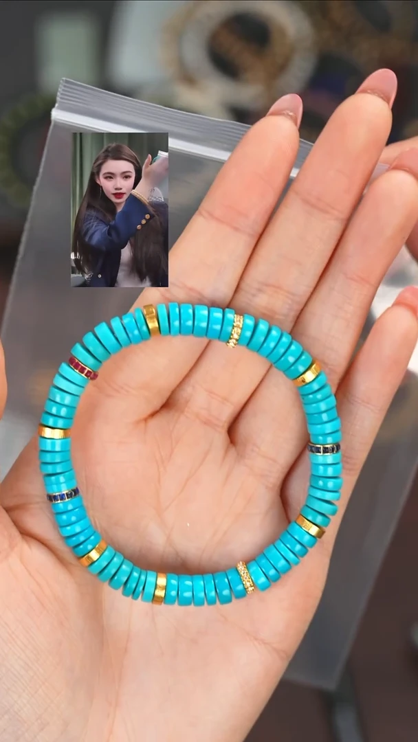 【闪购商品】绿松石手串未镶嵌111111111