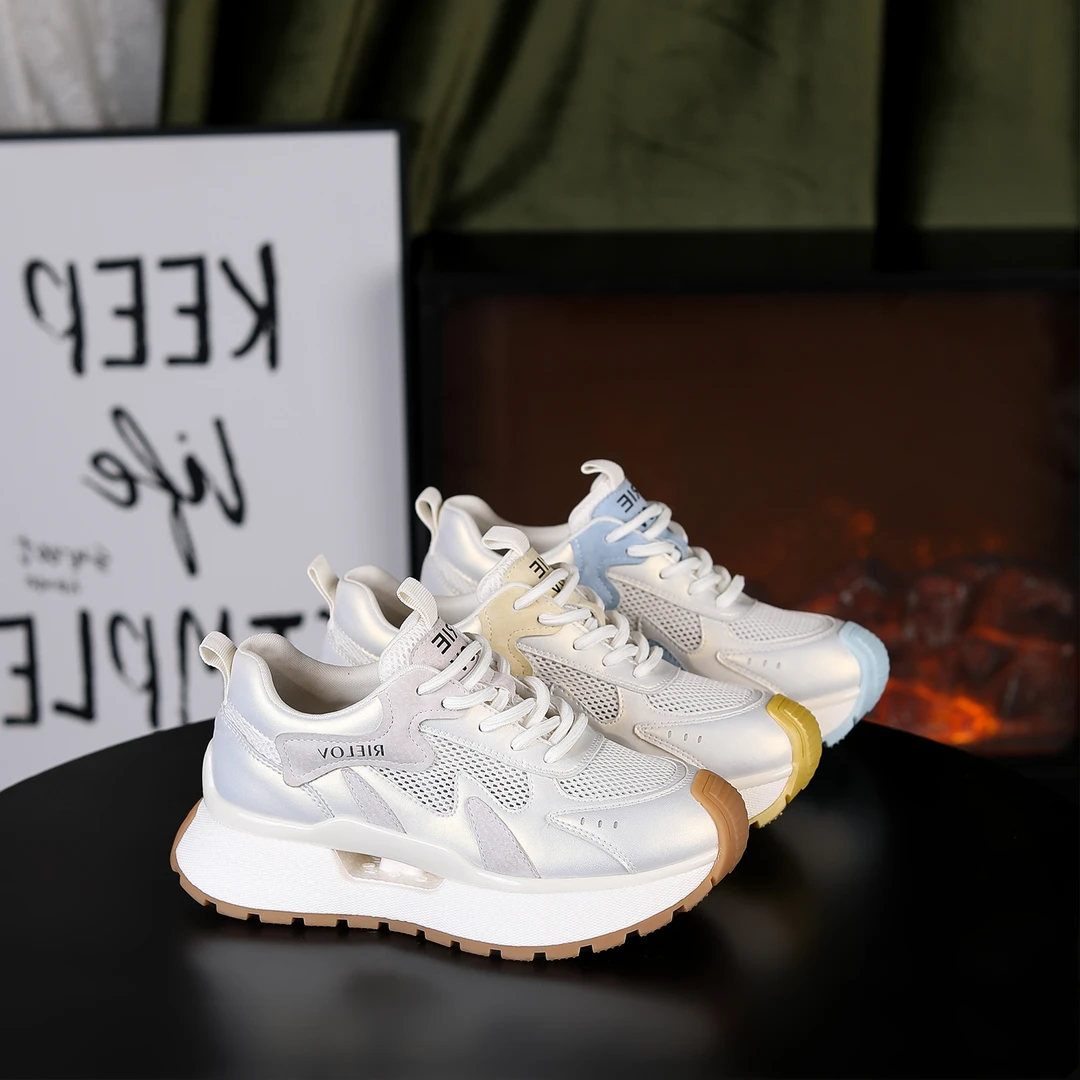 【阿布女鞋●人鱼姬】增高6cm时尚潮流百搭女士休闲鞋 5S814