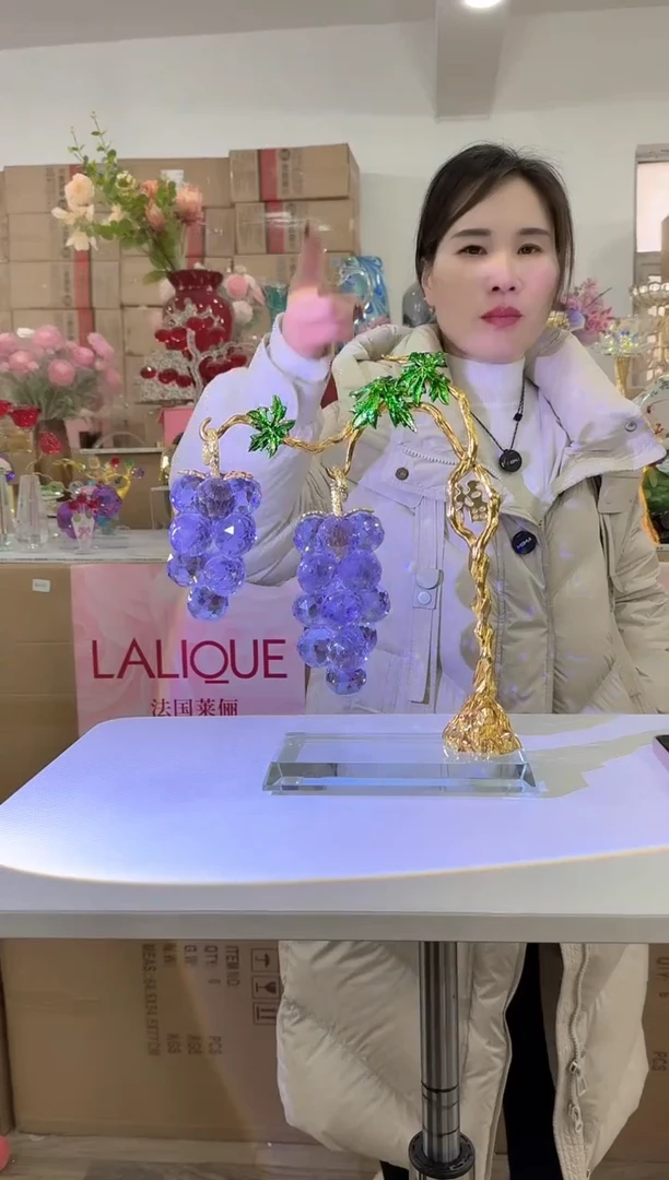 【闪购商品】无铅玻璃美全花器-f-早22