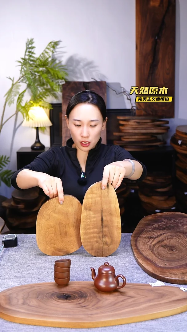 木北美黑胡桃原木.干裂疤结不属于商品质量问题完美主义者慎拍