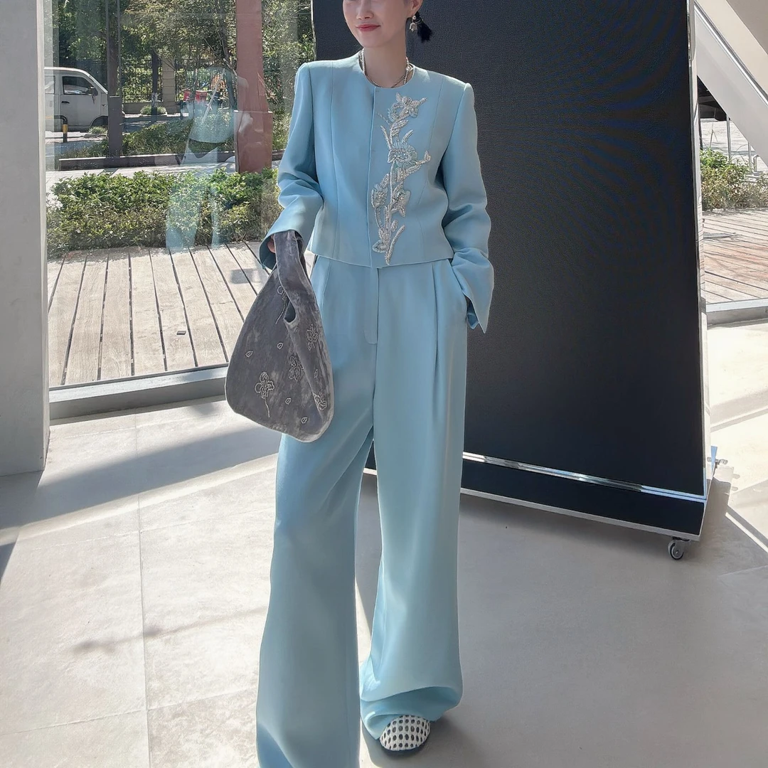 【SFF推荐】LA MAISON JADE玉琼25秋冬外套J25A4107/长裤J25A1108