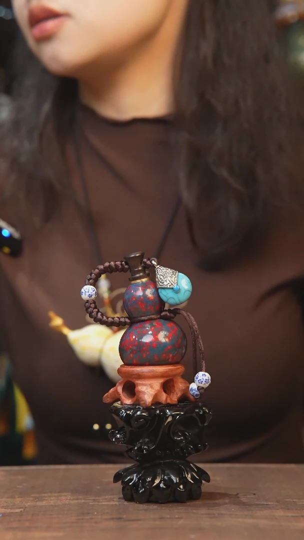 【闪购商品】889号-大漆开口小葫芦手捻