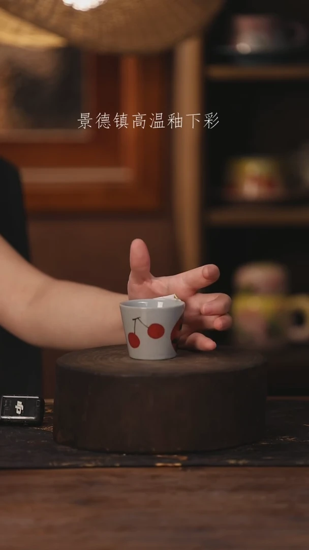 陶瓷景德镇高温釉下手绘陶瓷340