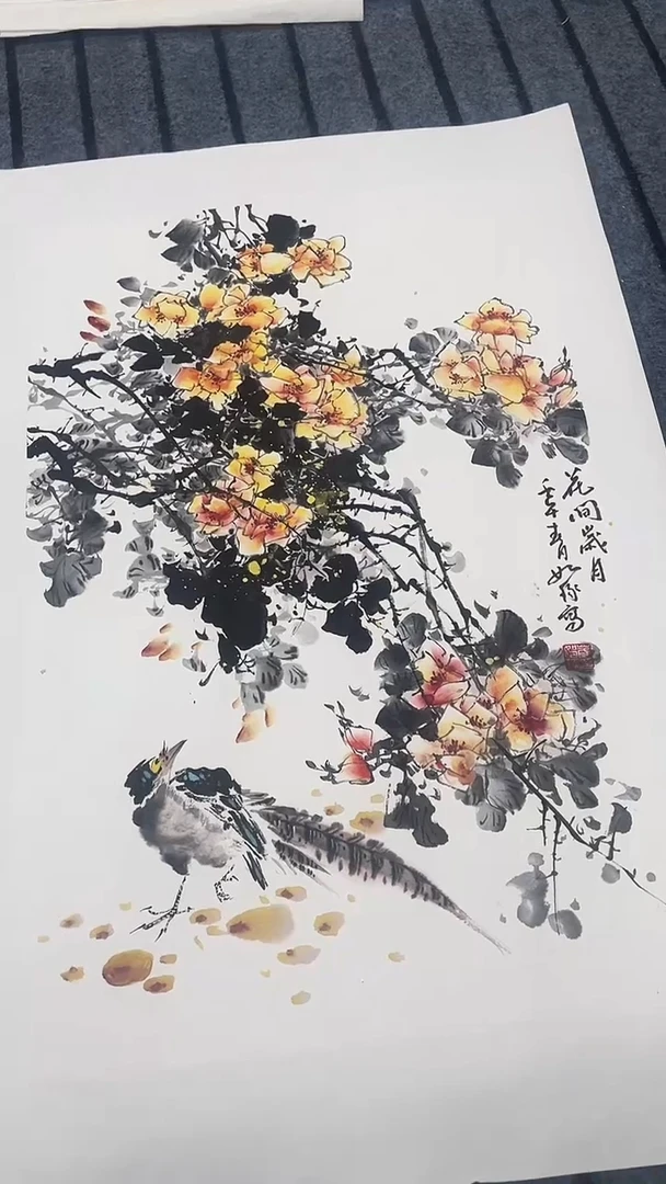 精品国画花鸟作品