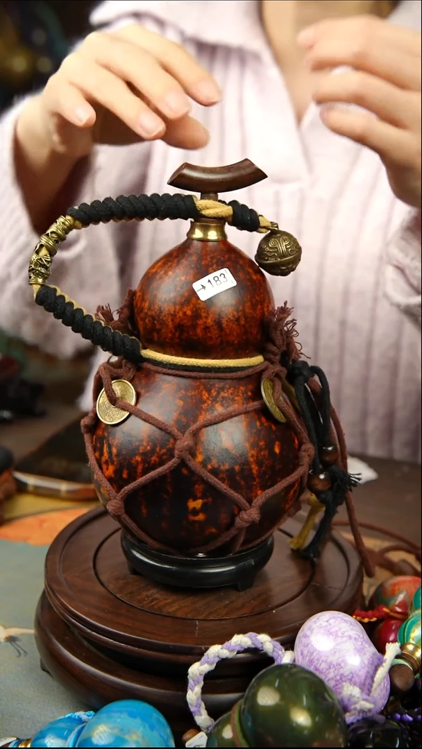 183号500ml左右非遗大漆酒葫芦