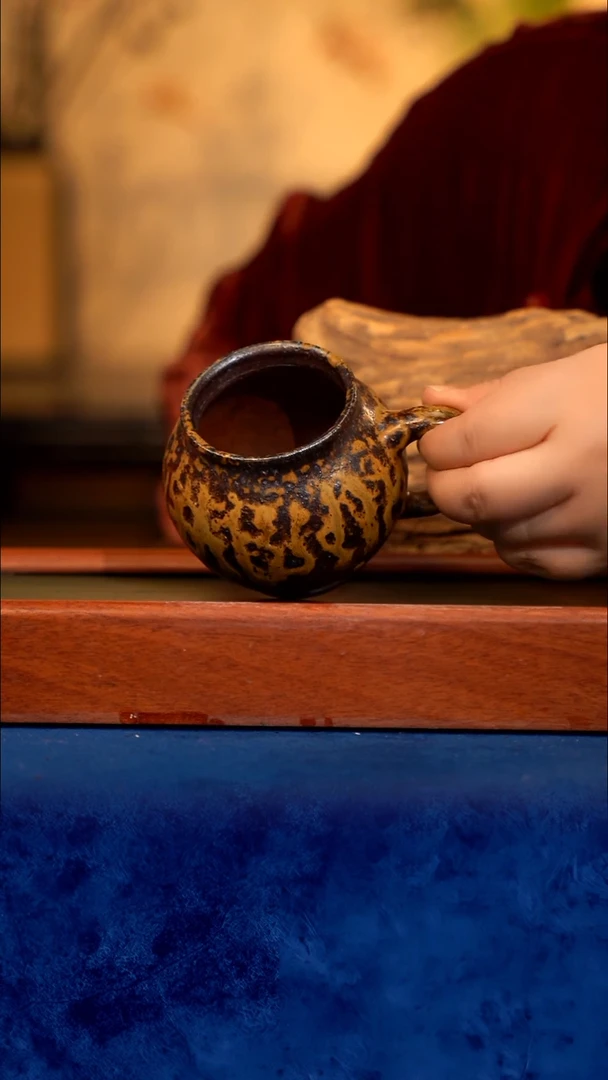 紫砂 宜兴紫砂 GFY 沉香木 奶杯