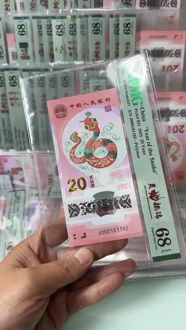 塑料0001011192-蛇钞单张