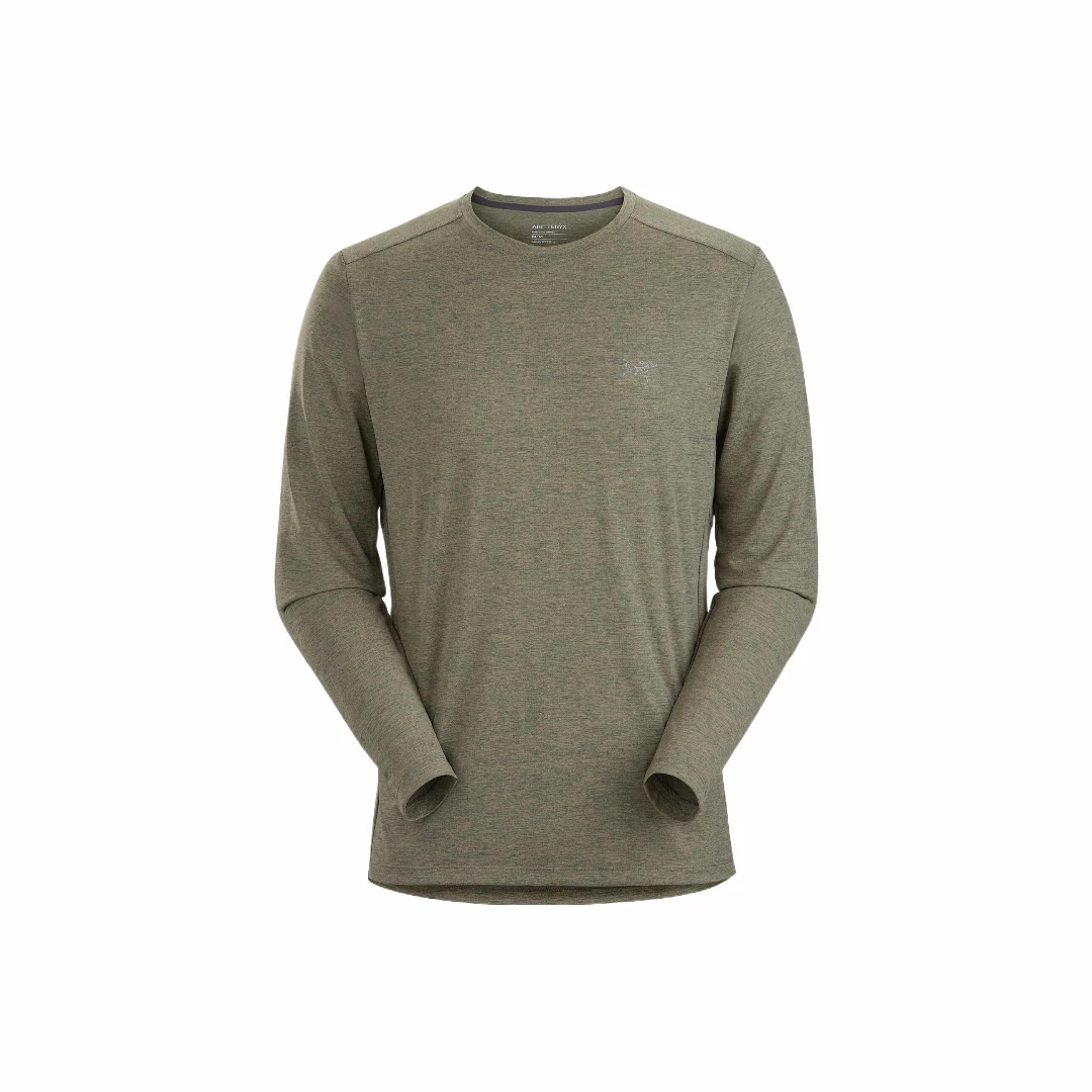 ARC'TERYX/始祖鸟CORMAC纯色印花透气圆领长袖T恤男款29124-服