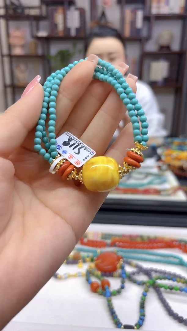 【闪购商品】蜜蜡手链未镶嵌DIY款S118