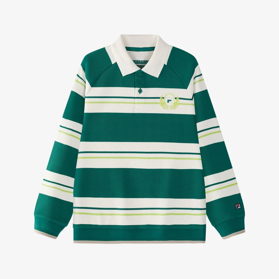 【网球系列】FILA斐乐儿童秋季新款男12-16岁中大童卫衣K12B513229F