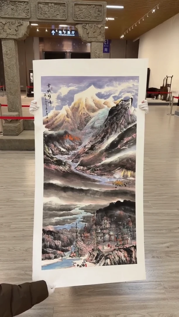 国画37赵隆轩美术馆李庆兴老师作品