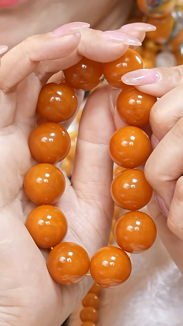 蜜蜡颈饰未镶嵌222  6055天然蜜蜡珠宝奇石云端妖孽全部保真