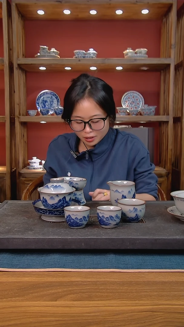 简装家用款6件套 老陶泥开片纹陶瓷茶具