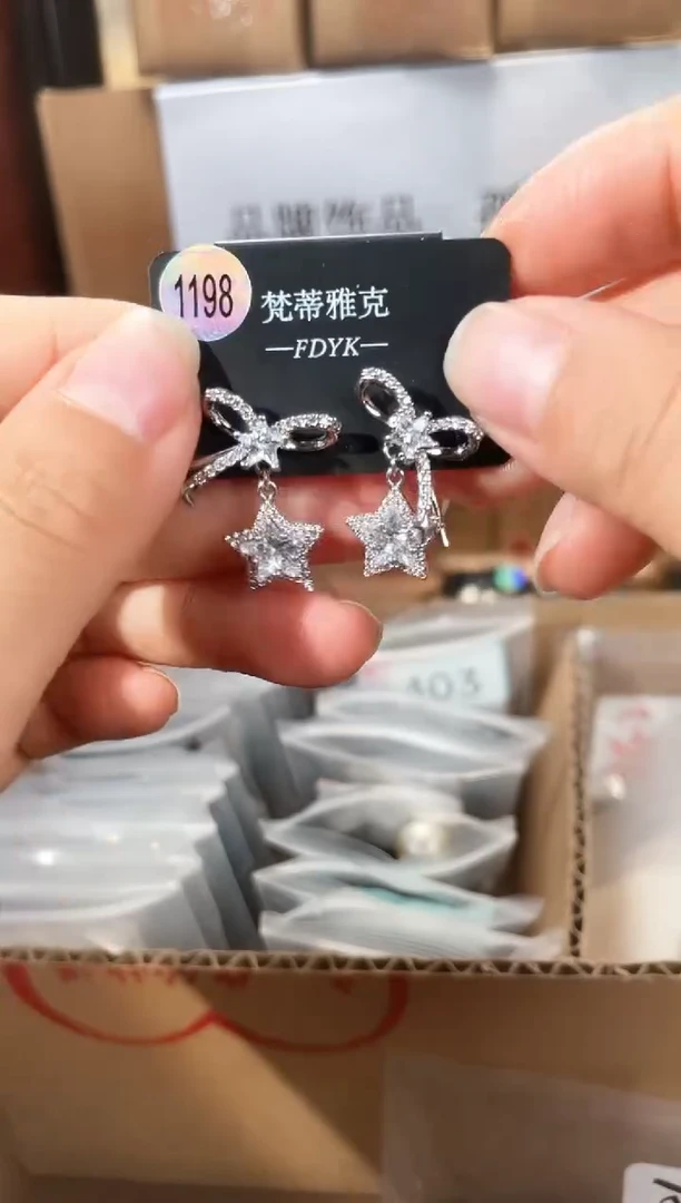 合金925银锆石梵1198