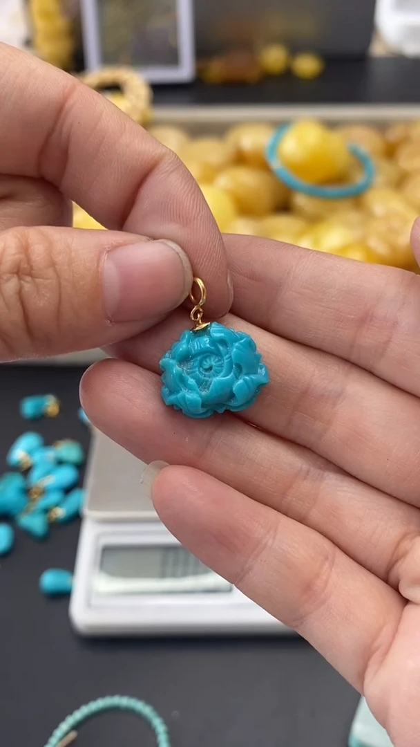 琥珀未镶嵌珠宝奇石北*森1002（5发1