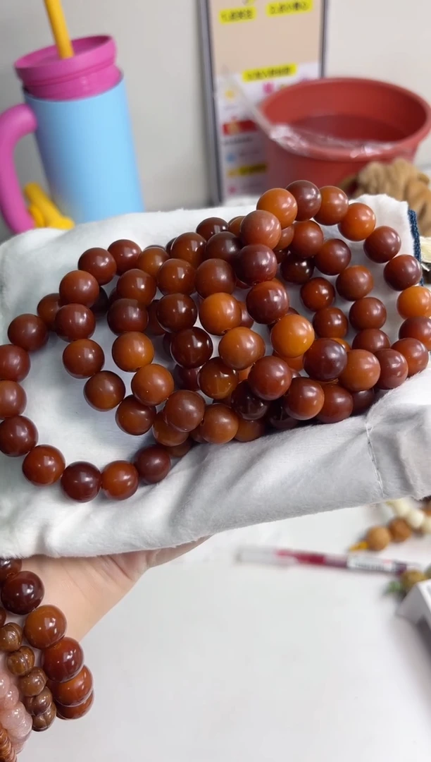 手串菩提根/象牙果沐l80爱马仕橙干磨苹果13*14mm手串