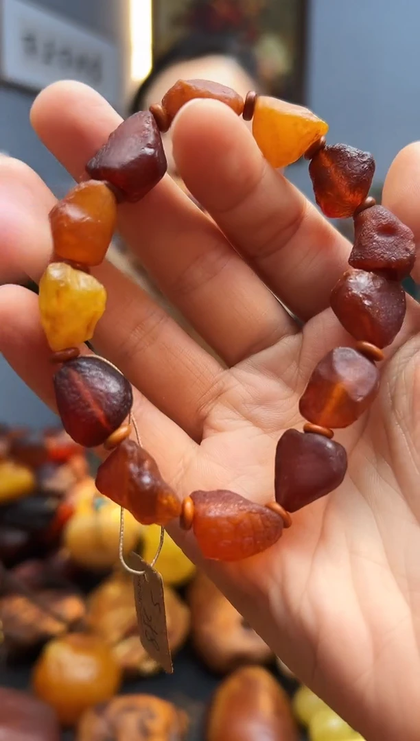 手链琥珀未镶嵌手串