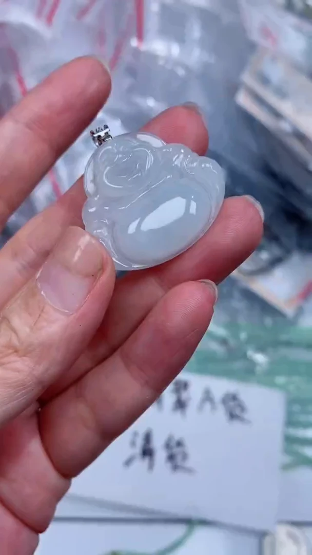 颈饰银S925镶嵌翡翠吊坠