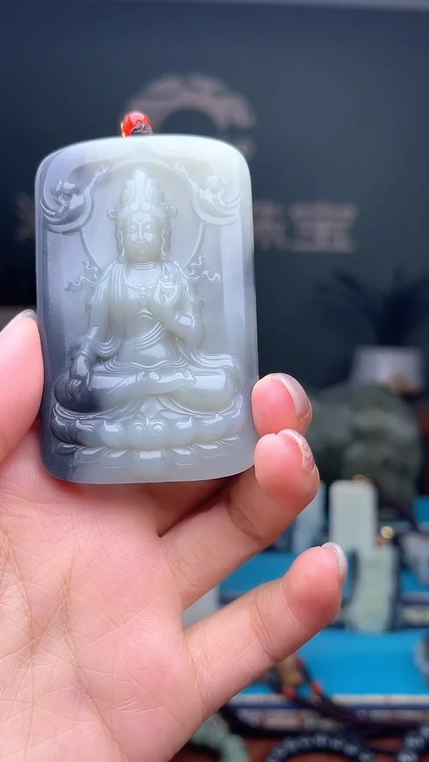 未镶嵌和田玉挂件缘1