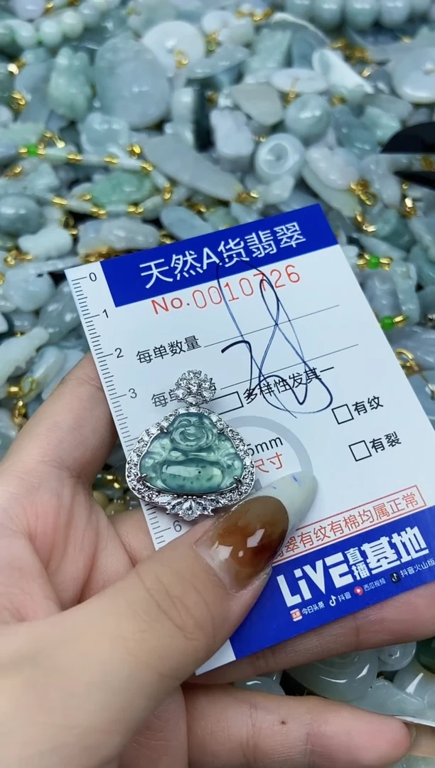 【闪购商品】翡翠颈饰未镶嵌天然A货翡翠