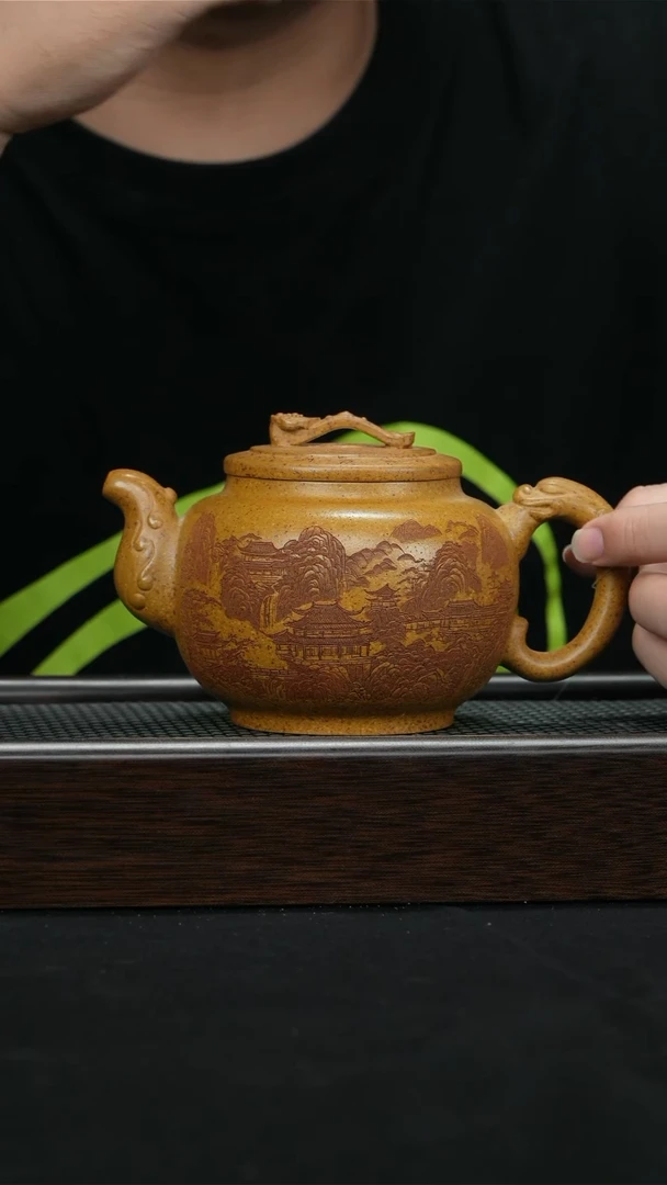 茶壶紫砂宜兴紫砂380cc