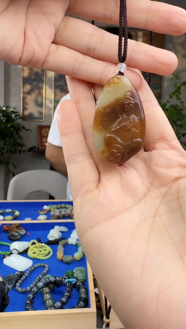 未镶嵌和田玉挂件拍一发一