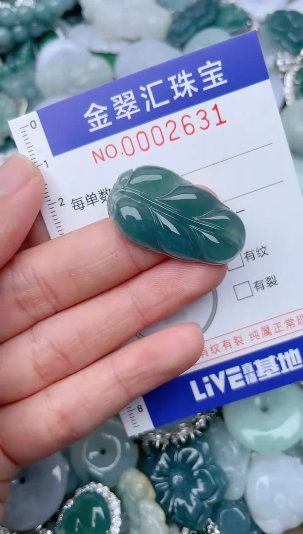 翡翠未镶嵌颈饰2631.......1