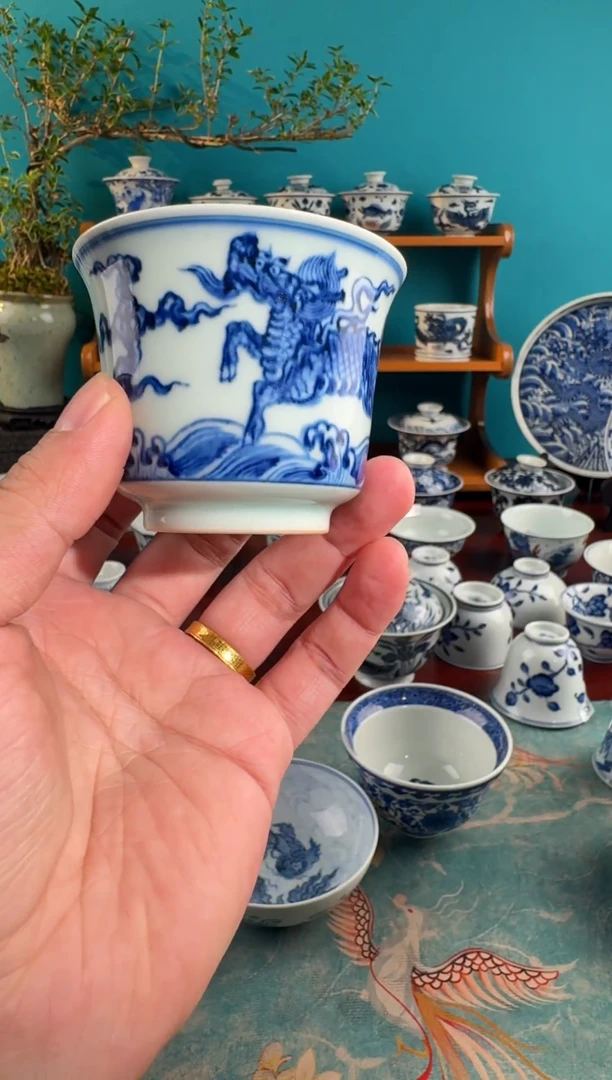 L***?不二说瓷纯手绘杯