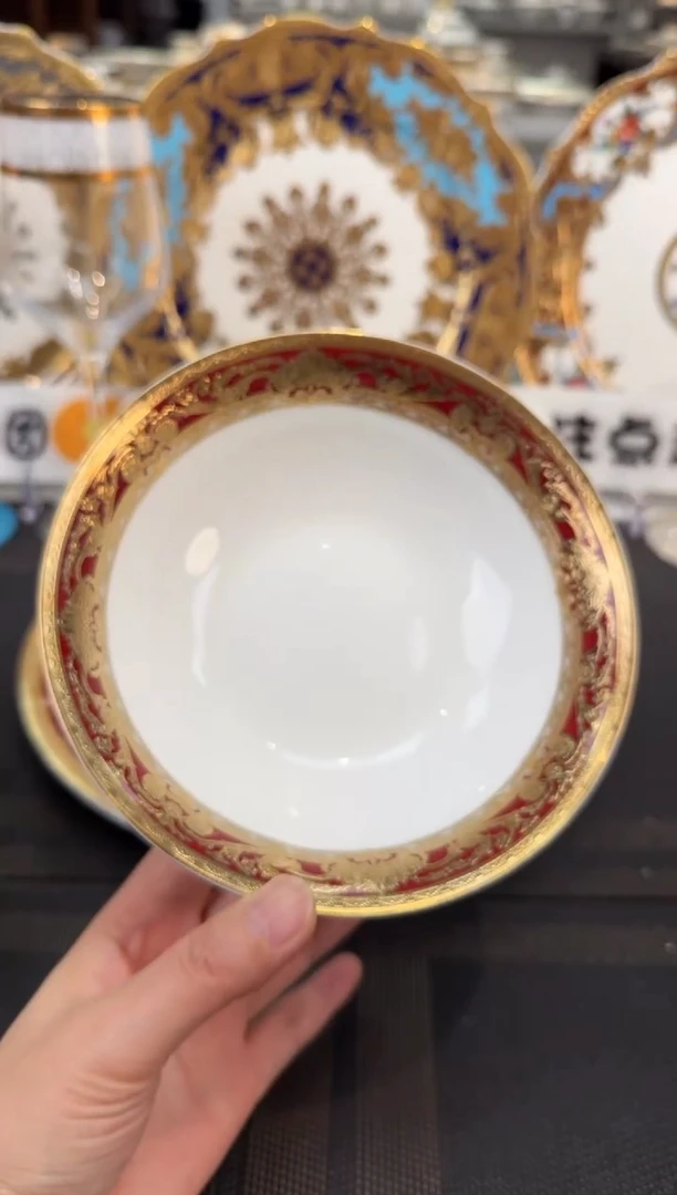 瓷片6英寸水果碗 1个