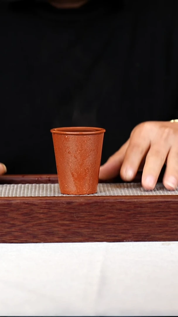 茶杯紫砂宜兴紫砂杯80CC 3346