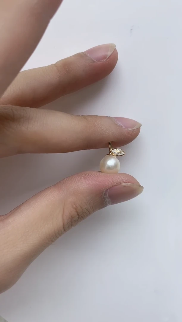 颈饰银S925镶嵌海水珍珠