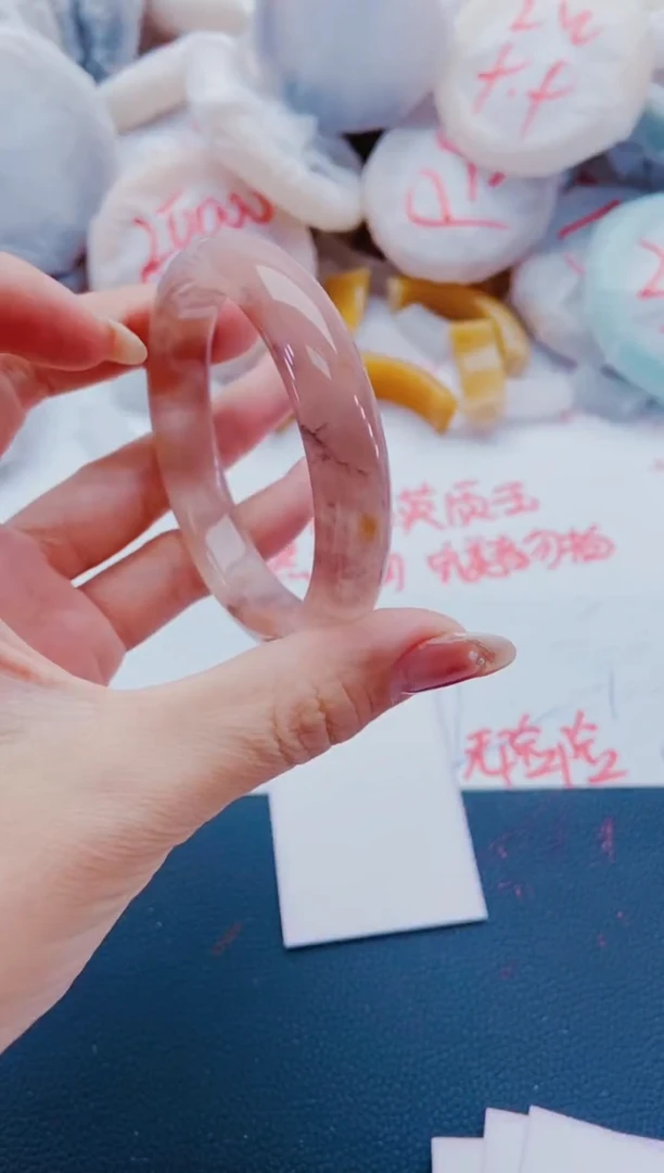 未镶嵌手镯石英质玉N101-56-57