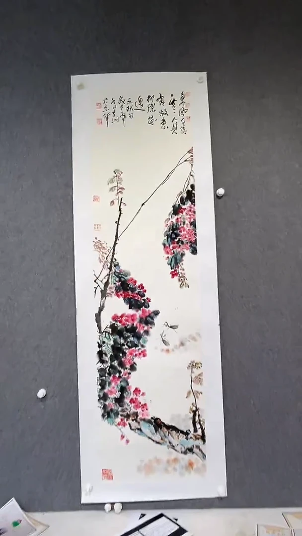国画李纲-8平尺-花鸟国画