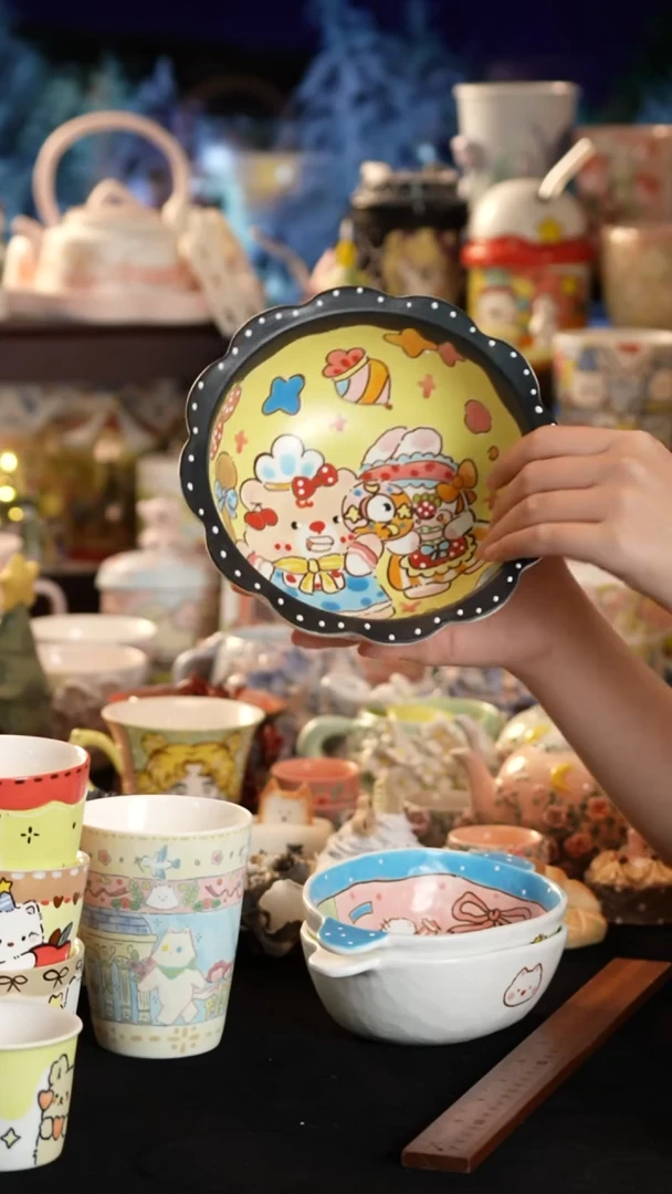 其他陶景德镇釉下彩手绘设计师款陶瓷