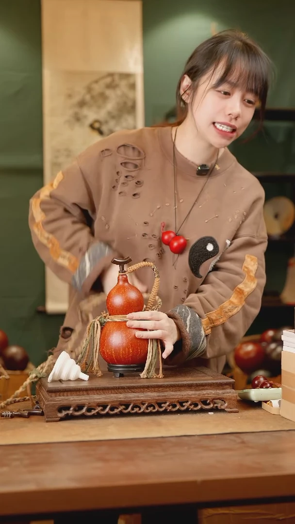 213号精品天然大漆酒葫芦一物一拍~