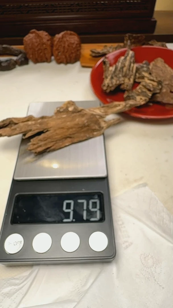 沉香摆件撑*海南青桂9.79g